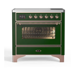 ILVE 36" Majestic II Series Electric Induction and Electric Oven Range with 5 Elements - UMI09NS3 - The Home Selection