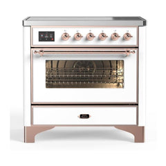 ILVE 36" Majestic II Series Electric Induction and Electric Oven Range with 5 Elements - UMI09NS3 - The Home Selection