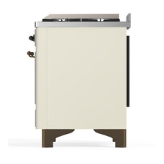 ILVE Majestic III 60 inch Dual Fuel Range with 7 Burners, Griddle and French Top, Dual Function Burner with up to 25,000 BTU Triple Glass Door - UM60FSNR3 - The Home Selection