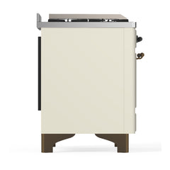 ILVE Majestic III 60 inch Dual Fuel Range with 7 Burners, Griddle and French Top, Dual Function Burner with up to 25,000 BTU Triple Glass Door - UM60FSNR3 - The Home Selection