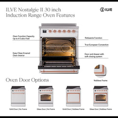 ILVE Nostalgie II 30 Inch Induction Range - UPI304 - The Home Selection