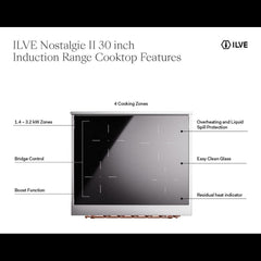 ILVE Nostalgie II 30 Inch Induction Range - UPI304 - The Home Selection