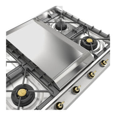 ILVE Nostalgie II 36" Built-In Gas Cooktop with Griddle Stainless Steel - UHCP965FNSSG - The Home Selection