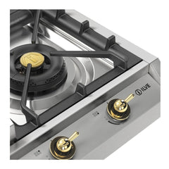 ILVE Nostalgie II 36" Built-In Gas Cooktop with Griddle Stainless Steel - UHCP965FNSSG - The Home Selection
