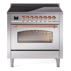 ILVE Nostalgie II 36″ Induction Range with 6 Elements - UPI366 - The Home Selection