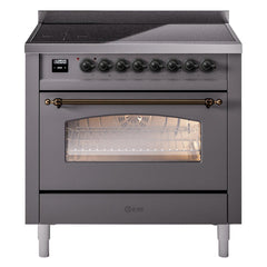 ILVE Nostalgie II 36″ Induction Range with 6 Elements - UPI366 - The Home Selection