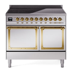 ILVE Nostalgie II 40" Induction Range Nostalgie II • Noblesse Trim - UNDI406 - The Home Selection