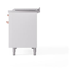 ILVE Nostalgie II 48 inch Dual Fuel Range with 5 Burners, Griddle & French Top Triple Glass Door - UP48FSNMP - The Home Selection