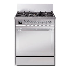 ILVE Nostalgie II Noblesse 30 Inch Dual Fuel Range with 5 Burners and Solid Door - UN30QNMP - The Home Selection