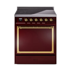 ILVE Nostalgie II Noblesse 30 inch Induction Range with 4 Elements - UNI304 - The Home Selection