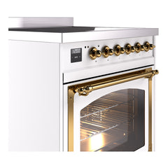 ILVE Nostalgie II Noblesse 30 inch Induction Range with 4 Elements - UNI304 - The Home Selection