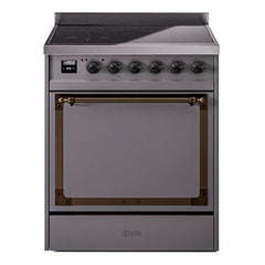 ILVE Nostalgie II Noblesse 30 inch Induction Range with 4 Elements - UNI304 - The Home Selection