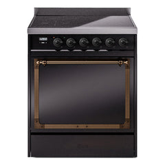 ILVE Nostalgie II Noblesse 30 inch Induction Range with 4 Elements - UNI304 - The Home Selection