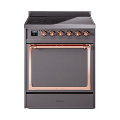 ILVE Nostalgie II Noblesse 30 inch Induction Range with 4 Elements - UNI304 - The Home Selection