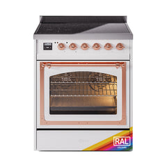 ILVE Nostalgie II Noblesse 30 inch Induction Range with 4 Elements - UNI304 - The Home Selection