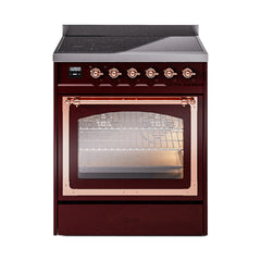 ILVE Nostalgie II Noblesse 30 inch Induction Range with 4 Elements - UNI304 - The Home Selection