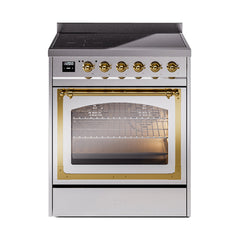 ILVE Nostalgie II Noblesse 30 inch Induction Range with 4 Elements - UNI304 - The Home Selection