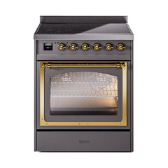 ILVE Nostalgie II Noblesse 30 inch Induction Range with 4 Elements - UNI304 - The Home Selection