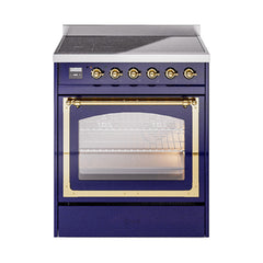 ILVE Nostalgie II Noblesse 30 inch Induction Range with 4 Elements - UNI304 - The Home Selection