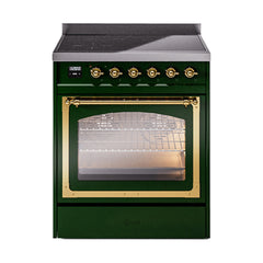 ILVE Nostalgie II Noblesse 30 inch Induction Range with 4 Elements - UNI304 - The Home Selection