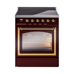 ILVE Nostalgie II Noblesse 30 inch Induction Range with 4 Elements - UNI304 - The Home Selection