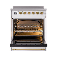 ILVE Nostalgie II Noblesse 30 inch Induction Range with 4 Elements - UNI304 - The Home Selection