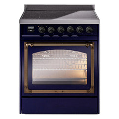 ILVE Nostalgie II Noblesse 30 inch Induction Range with 4 Elements - UNI304 - The Home Selection