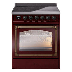 ILVE Nostalgie II Noblesse 30 inch Induction Range with 4 Elements - UNI304 - The Home Selection