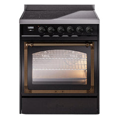ILVE Nostalgie II Noblesse 30 inch Induction Range with 4 Elements - UNI304 - The Home Selection