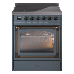 ILVE Nostalgie II Noblesse 30 inch Induction Range with 4 Elements - UNI304 - The Home Selection