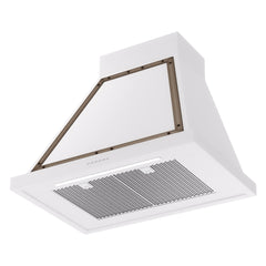 ILVE Nostalgie II Noblesse 30 Inch Wall Mount Range Hood 600 CFM LED Retro Style - UANB30 - The Home Selection