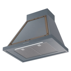 ILVE Nostalgie II Noblesse 30 Inch Wall Mount Range Hood 600 CFM LED Retro Style - UANB30 - The Home Selection