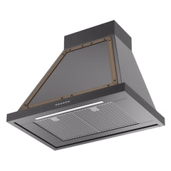 ILVE Nostalgie II Noblesse 30 Inch Wall Mount Range Hood 600 CFM LED Retro Style - UANB30 - The Home Selection