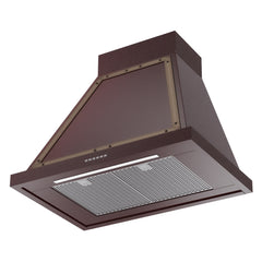 ILVE Nostalgie II Noblesse 30 Inch Wall Mount Range Hood 600 CFM LED Retro Style - UANB30 - The Home Selection