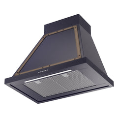 ILVE Nostalgie II Noblesse 30 Inch Wall Mount Range Hood 600 CFM LED Retro Style - UANB30 - The Home Selection
