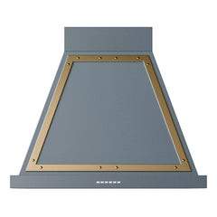 ILVE Nostalgie II Noblesse 30 Inch Wall Mount Range Hood 600 CFM LED Retro Style - UANB30 - The Home Selection