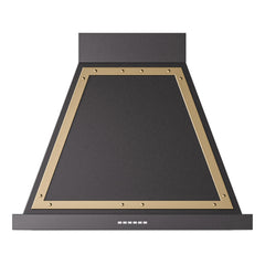 ILVE Nostalgie II Noblesse 30 Inch Wall Mount Range Hood 600 CFM LED Retro Style - UANB30 - The Home Selection