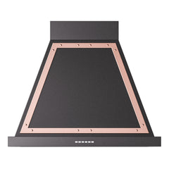 ILVE Nostalgie II Noblesse 30 Inch Wall Mount Range Hood 600 CFM LED Retro Style - UANB30 - The Home Selection