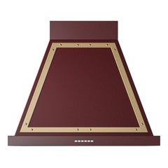 ILVE Nostalgie II Noblesse 30 Inch Wall Mount Range Hood 600 CFM LED Retro Style - UANB30 - The Home Selection