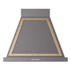 ILVE Nostalgie II Noblesse 30 Inch Wall Mount Range Hood 600 CFM LED Retro Style - UANB30 - The Home Selection