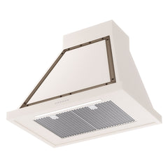 ILVE Nostalgie II Noblesse 30 Inch Wall Mount Range Hood 600 CFM LED Retro Style - UANB30 - The Home Selection