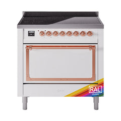 ILVE Nostalgie II Noblesse 36 inch Induction Range with 5 Elements - UNI366 - The Home Selection