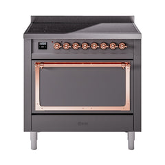 ILVE Nostalgie II Noblesse 36 inch Induction Range with 5 Elements - UNI366 - The Home Selection