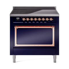 ILVE Nostalgie II Noblesse 36 inch Induction Range with 5 Elements - UNI366 - The Home Selection
