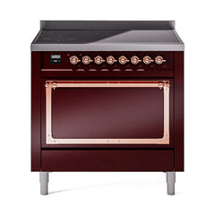 ILVE Nostalgie II Noblesse 36 inch Induction Range with 5 Elements - UNI366 - The Home Selection