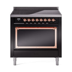 ILVE Nostalgie II Noblesse 36 inch Induction Range with 5 Elements - UNI366 - The Home Selection