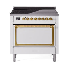 ILVE Nostalgie II Noblesse 36 inch Induction Range with 5 Elements - UNI366 - The Home Selection