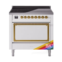 ILVE Nostalgie II Noblesse 36 inch Induction Range with 5 Elements - UNI366 - The Home Selection