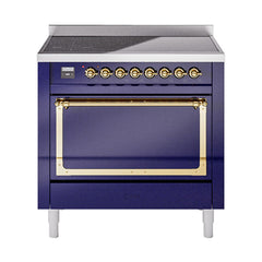 ILVE Nostalgie II Noblesse 36 inch Induction Range with 5 Elements - UNI366 - The Home Selection