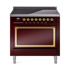 ILVE Nostalgie II Noblesse 36 inch Induction Range with 5 Elements - UNI366 - The Home Selection